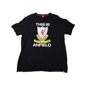 Liverpool FC This Is Anfield T-Shirt Mens 2XL Black Soccer Football Club LFC Tee